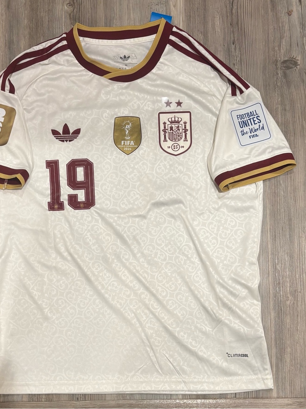 Adidas Spain World Cup 2026 Away Lamine Yamamoto Jersey Medium